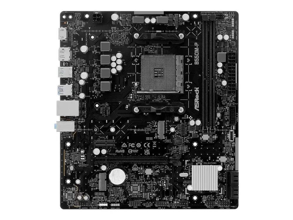 ASRock B550M-P mātesplate, AM4 ligzda, mATX