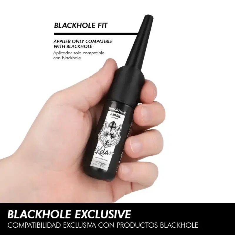 Аппликатор для анальной смазки Black Hole S 30 мл Photo 3
