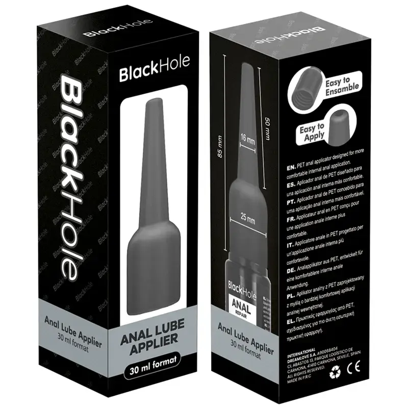 Аппликатор для анальной смазки Black Hole S 30 мл Photo 8