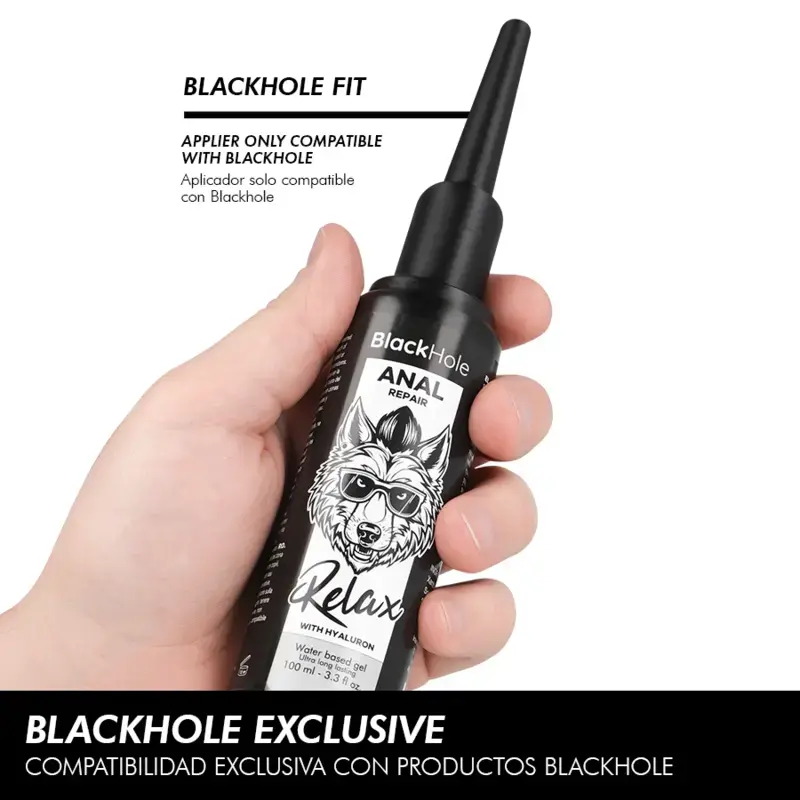 Аппликатор для анальной смазки Black Hole L 100 мл Photo 3