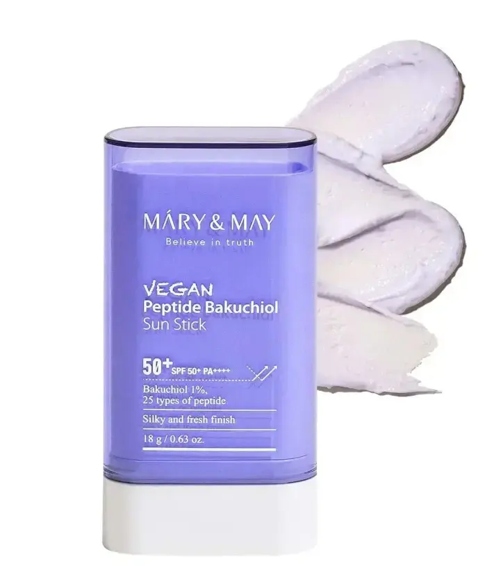 Солнцезащитный стик Mary&May Vegan Peptide Bakuchiol SPF50+ Photo 2