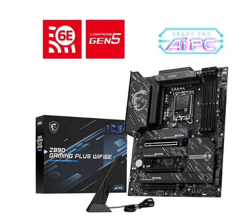 MSI Z890 Gaming Plus WiFi6E mātesplate