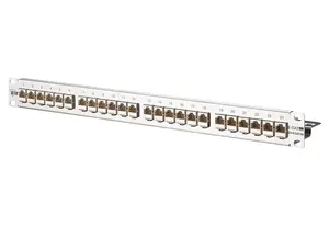 METZ CONNECT 130921-E 1U Patch Panel for Cat6a 10 Gigabit Ethernet