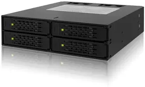 Icy Dock MB994SP-4S 4-Bay 2.5-inch SATA/SAS HDD/SSD Mobile Rack for 5.25-inch Drive Bay