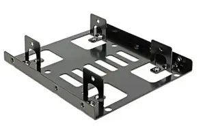 DeLOCK 18210 HDD/SSD montāžas rāmis 2x 2.5 collu disku ievietošanai 3.5 collu nodalījumā