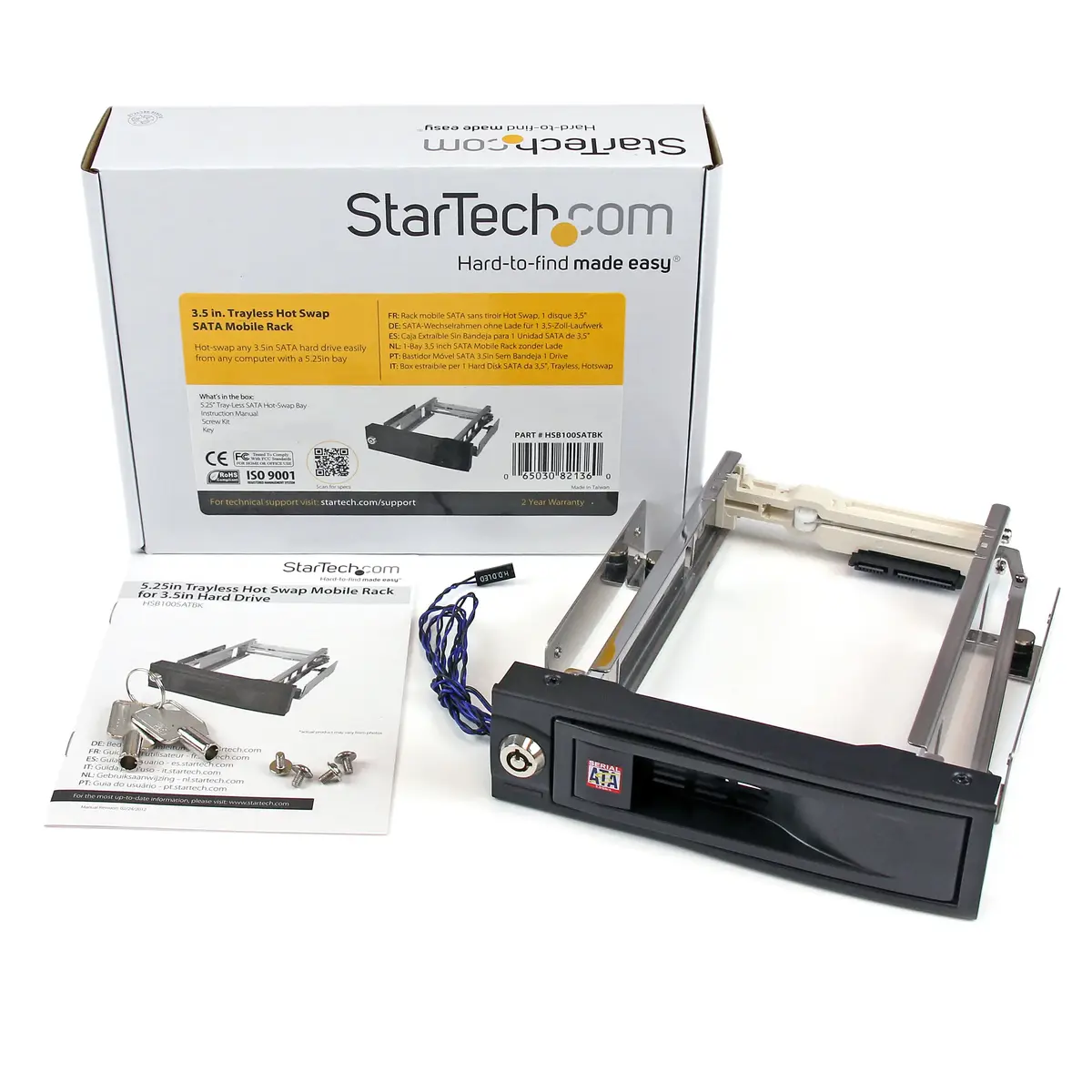 StarTech.com 5.25 collu mobilais rāmis 3.5 collu HDD Photo 6