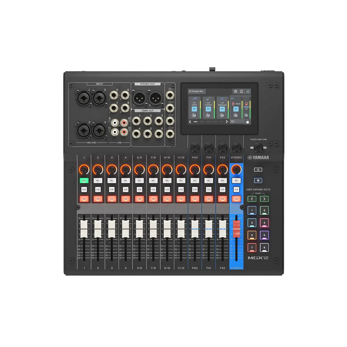 Yamaha MGX12 digitālais mikseris Photo 3