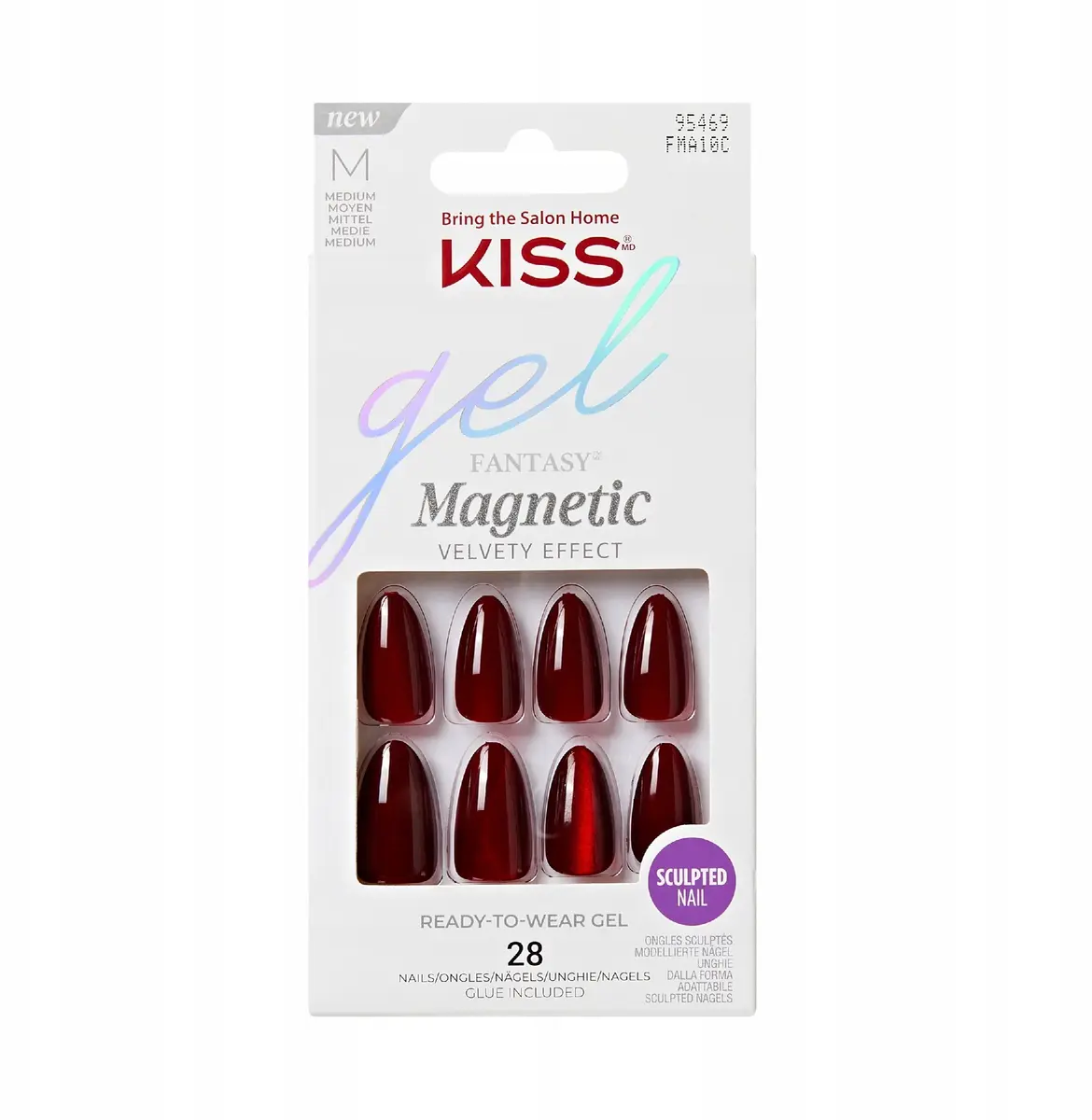 Kiss Gel Fantasy Magnetic mākslīgie nagi