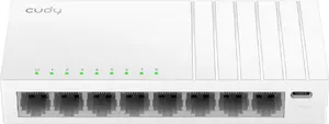 Cudy GS108U 8-Port Gigabit Desktop Network Switch with USB-C Power and Metal Housing
