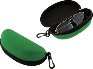 Opticum AG177G Universal Eyeglass Case Green