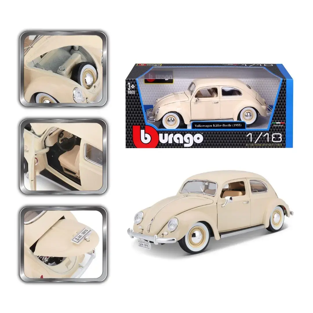 Коллекционная модель Bburago Volkswagen Käfer 1955 1:18 Photo 3