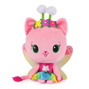Spin Master Gabby's Dollhouse Fairylandia Kitty Fairy Light-Up Plush Toy