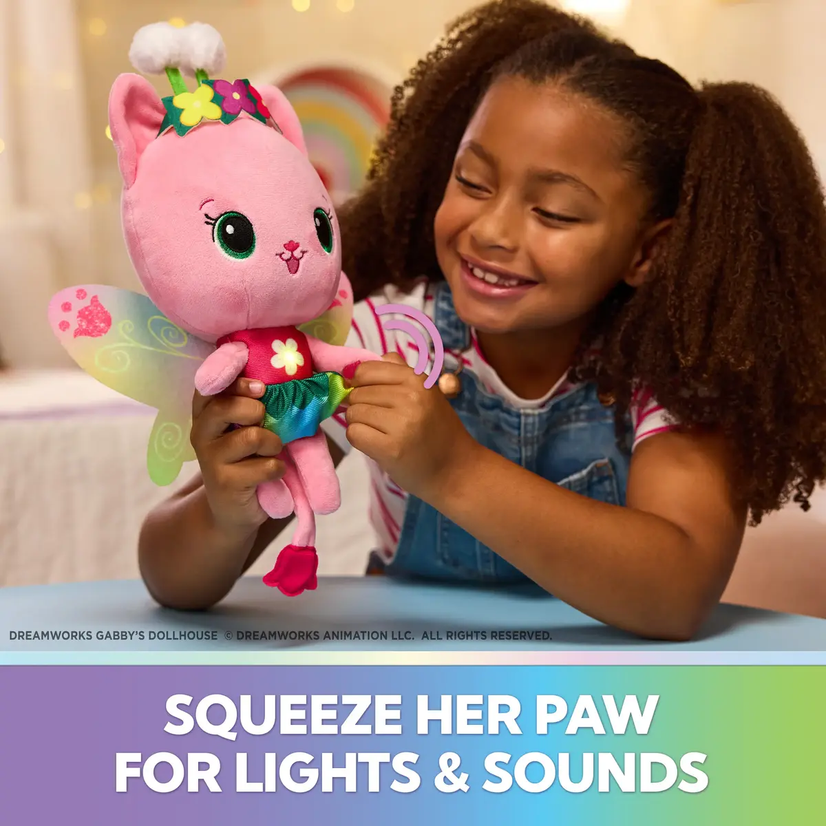 Spin Master Gabby's Dollhouse Kitty Fairy Light-Up Plush Photo 3