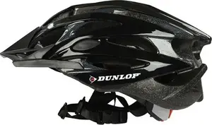 DUNLOP MTB regulējama velosipēda ķivere, izmērs M 55-58 cm, melna
