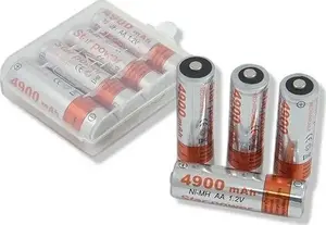AA R6 Rechargeable Batteries 4900mAh 4-Pack