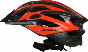 DUNLOP MTB regulējama velosipēda ķivere, izmērs M 55-58 cm, sarkani-melna