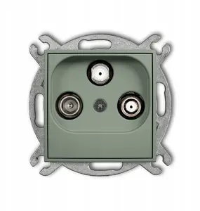 Karlik MINI Antenna Socket Mechanism 2-Way SAT + TV Sage
