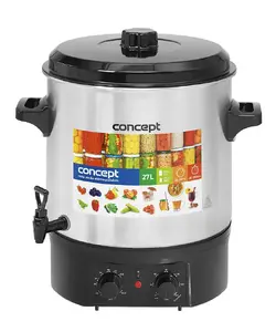 Concept ZH0030 Preserving Boiler, 27 L, 2000 W, Black and Stainless Steel