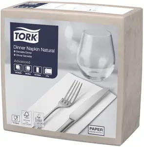 Tork Advanced Dinner Napkin, 39 x 39 cm, Embossed, Disposable, 150 Pieces