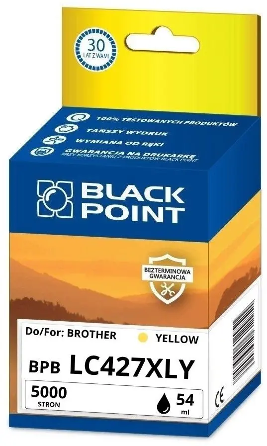 Black Point tintes kasetne Brother LC-427XLY