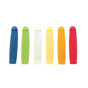 Tescoma Presto 420752 Bag Sealing Clips, Plastic, 6 Pieces