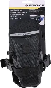 DUNLOP Bicycle Saddle Bag, Black