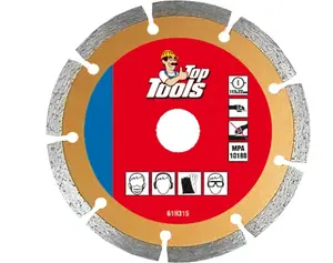 Top Tools Segmented Diamond Blade 115mm with 22.2mm Bore