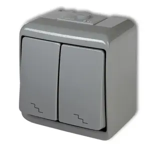 Karlik 10WHE-7 spiedpogas slēdzis IP54 250V 10A