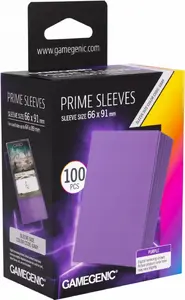 Gamegenic Prime Sleeves 66x91 mm Purple Card Protectors - 100 Pack