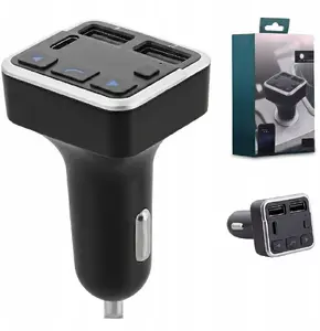 TnB FMCT07V2 FM raidītājs ar Bluetooth, USB lādētāju un brīvroku sistēmu, 12-24 V
