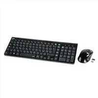 Hama Trento Wireless Keyboard and Mouse Set, CZ/SK Layout, Optical Mouse, Black