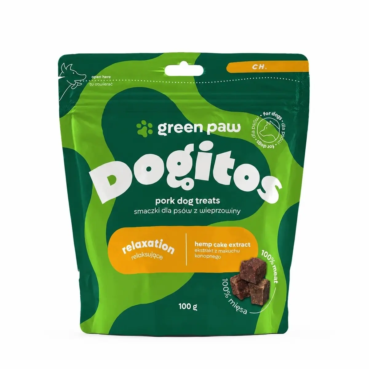 Suņu kārums Cosma Cannabis GREEN PAW