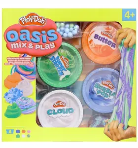 Play-Doh Oasis Mix & Play modelēšanas masas komplekts, 4 gab.