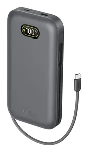 Внешний аккумулятор Belkin UltraCharge Pro 27000 мАч с портами USB-C и USB-A, серый