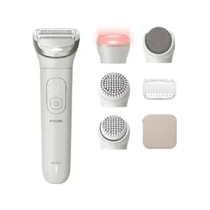 Электробритва Philips BRE748/00 с триммером, сеточная, влажное и сухое бритье, серая