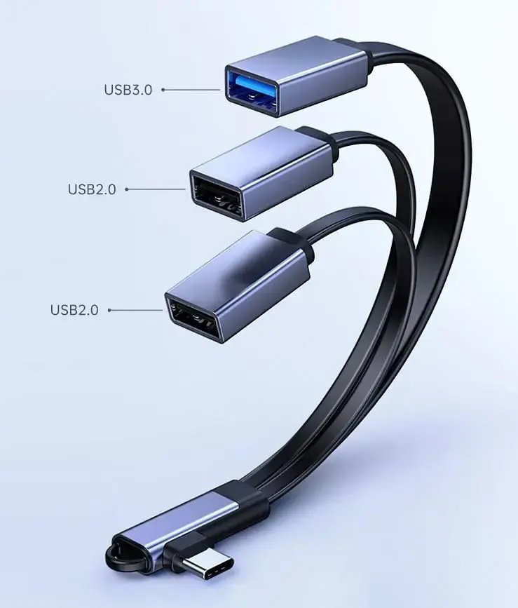 MicroConnect MC-USBCANG-USBA3WAY USB-C sadalītāja kabelis Photo 4