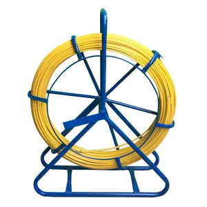 Electro Base Cable Pulling Rod on Stand, Fiberglass (FRP), 4.5 mm, 150 m