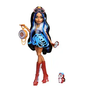 Monster High Robecca Steam Fashion Doll with Blue Blouse and Rocket Boots