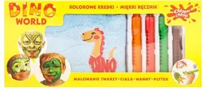 Chlapu Chlap Face Painting Crayons Dino Set with Towel