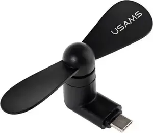 Портативный вентилятор Usams US-ZB010 USB-C черный