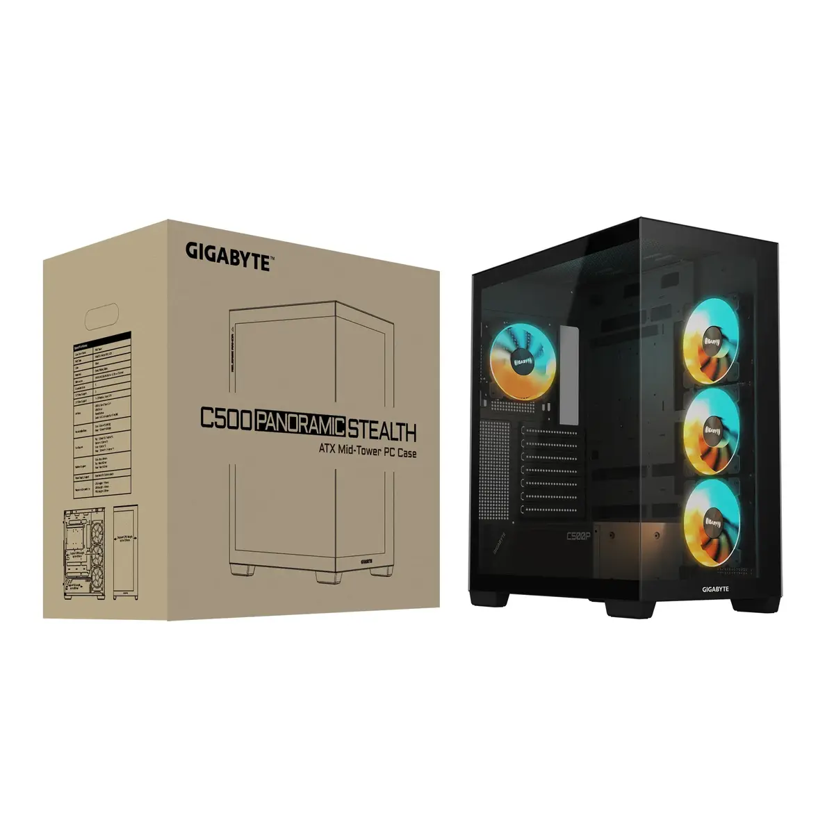 Корпус для ПК GIGABYTE C500 PANORAMIC STEALTH Photo 8