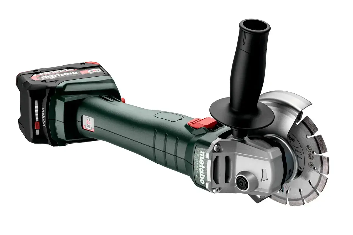 Аккумуляторная угловая шлифмашина Metabo W 18 L 9-125 Photo 2