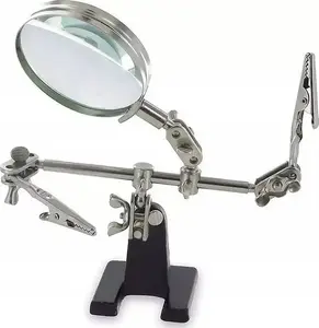 Retoo Third Hand Soldering Station with Magnifying Glass and Adjustable Holders