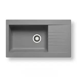 Pyramis Siroko Fibertek Kitchen Sink, Grey