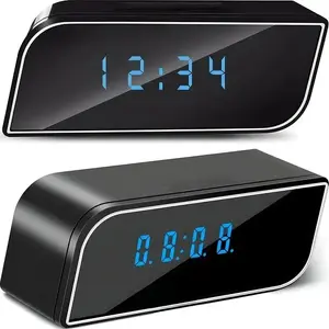 Retoo E292 digitālais modinātājpulkstenis ar iebūvētu slēpto WiFi kameru