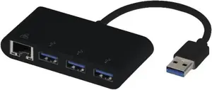Vivanco VVITHUBTY3PO1LAN Laptop Docking Station with USB 3.2 Gen 1 Type-A Interface