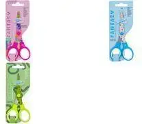 WEDO FANTASY Jungle Craft Scissors, 130 mm, Rounded Tip, Stainless Steel, Green, Right-Handed