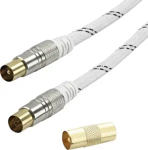 Vivanco VVACABMF150HQW Coaxial Antenna Cable 1.5 m White