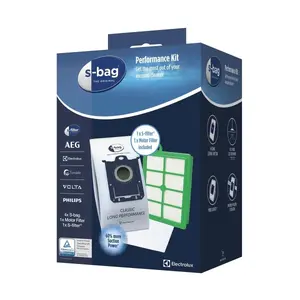 Electrolux SRK201S Accessory Kit for Cylinder Vacuum Cleaners with 4 Dust Bags and 1 Filter