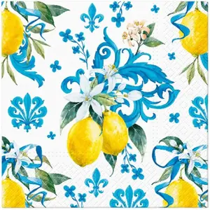 Paw Decor Collection Sicilian Floral Whimsy Paper Napkins 33x33 cm